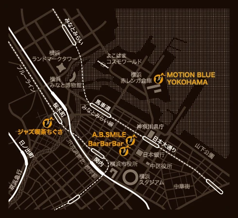 はれ予報 横浜JAZZマップ